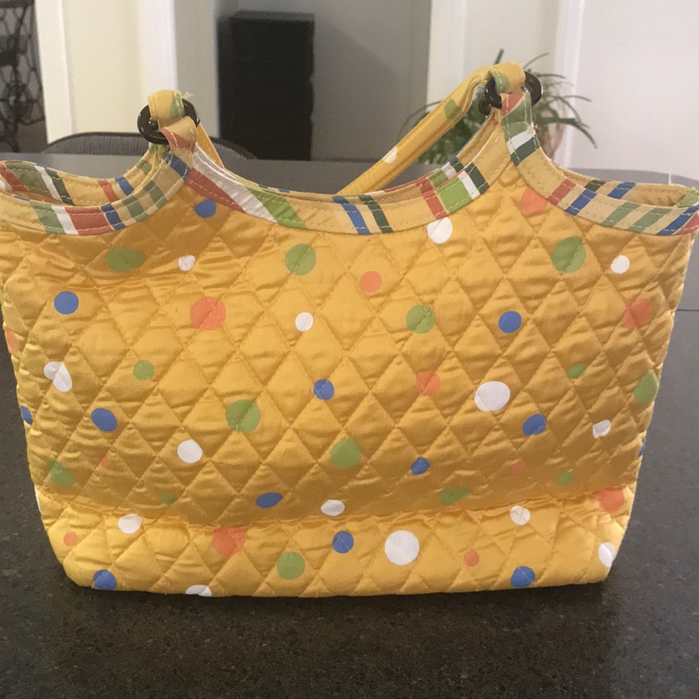 Vera Bradley Quilted Thai Silk Purse Pineapple